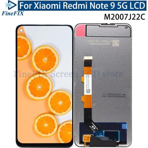 6.53" Original For Xiaomi Redmi Note 9 5G LCD Touch Screen Display Digitizer Assambly For Redmi Note 9 5G LCD