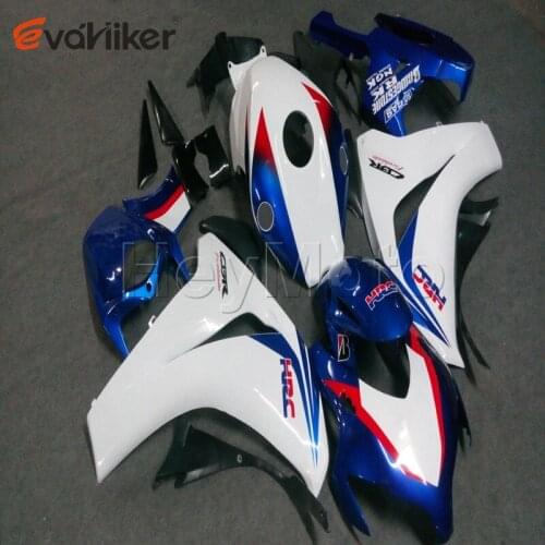 ABS motorcycle fairing for CBR1000RR 2008 2009 2010 2011 white blue CBR 1000RR 08 09 10 11 motorcycle panels Injection mold