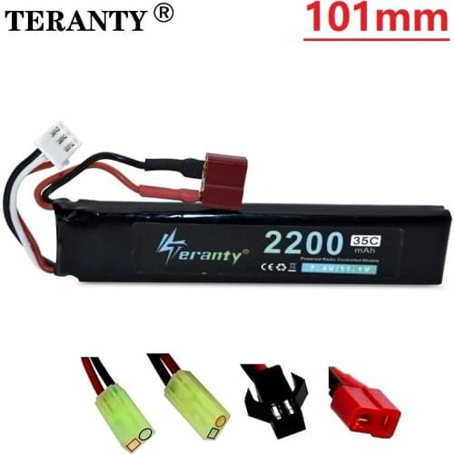RC Toys Guns 2S 2200mAh 35C 452096 7.4V Rechargeable Battery for AKKU Mini Airsoft BB Air Pistol Electric Toys Parts #101MM