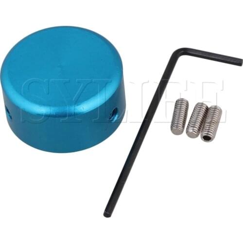 Guitar Effects Accessories Stomp Switch Pedal Box Foot Metal Blue