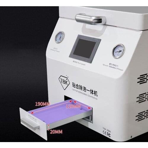 TBK-308A 15 Inch LCD Touch Screen Repair Refurbishing Automatic Bubble Removing Machine OCA Vacuum Laminating Machine
