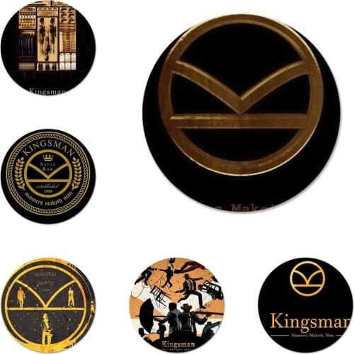 Kingsman The Secret Service Design Badge Brooch Pin Accessories For Clothes Backpack Decoration gift