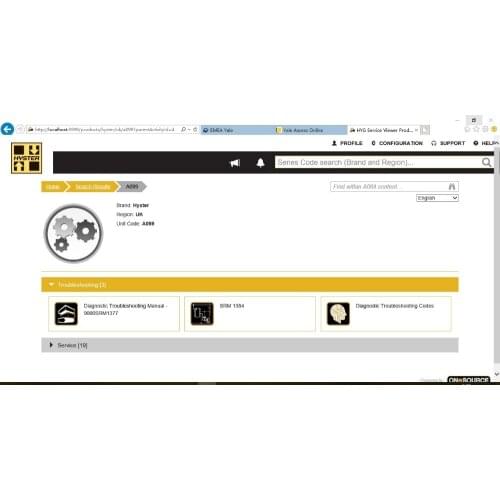 Hyster PC Service Tool ( PCST ) v4.95 [with license user and pass for more PC]+Service Diagnostic Tool ONeSOU