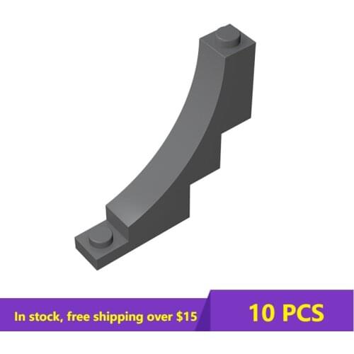 10PCS MOC Bricks 30099 Building Blocks Parts For Brick Arch 1 x 5 x 4 Inverted DIY Educational Creative Parts Toys for children