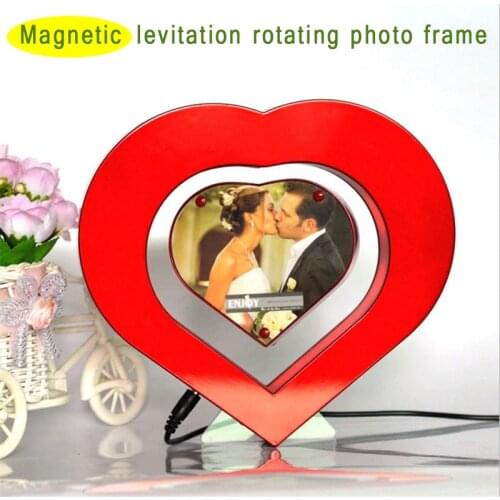 Magnetic Levitation Rotating Photo Frame Wedding Anniversary Birthday Christmas Valentines Gifts Creative Decoration Ornaments