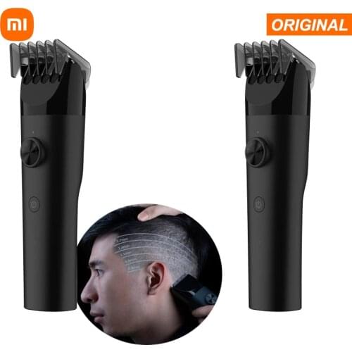 XIAOMI Mijia Smart IPX7 Waterproof Hair Clipper 0.5mm-1.7mm Short Hair Triming Rechargeable Hair Trimmer Titanium Coated Ceramic