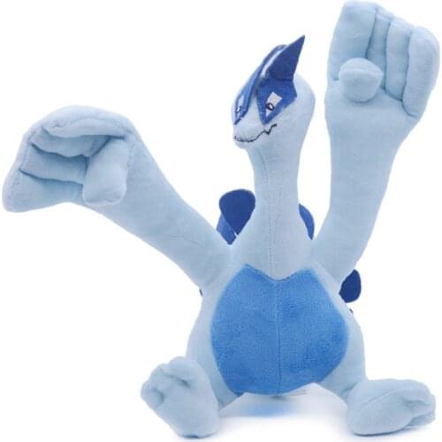 Cute Pokemon Lugia Kawaii Plush Toys Doll Pokémon Go Peluche Stuffed Anime Cartoon Boy Girl Kid Anniversaire Christmas Cool Gift