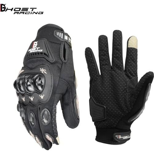 Motorcycle gloves mens riding gloves fall-proof motorcycle racing breathable mountain bike gloves equipped with touch screen