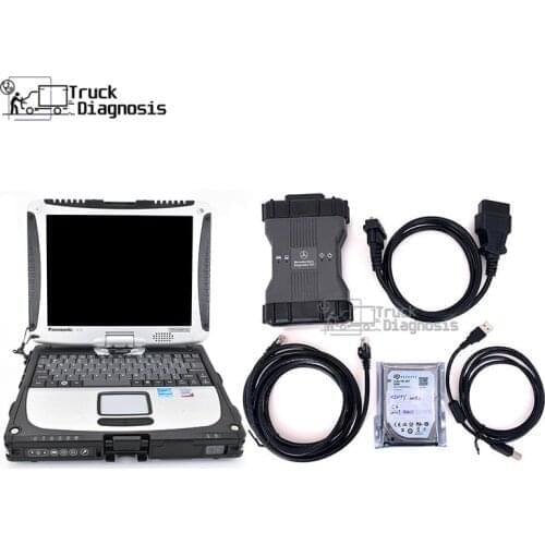 Thoughbook CF19 laptop+MB STAR C6 Multiplexer mb SD Connect C6 xentry das wis epc VXDIAG c6 mb diagnostictools mb sd c4
