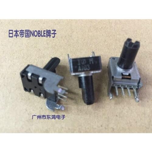 Original new 100% RK11 potentiometer A10K axis length 13MM amplifier vertical volume potentiometer 4 feet (SWITCH)