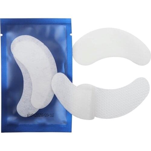 100pairs/lot Best Quality Eyelash Extension Eye Pad Paper Patches Under Pad Tips Sticker Wraps Eyelash Extension Makeup Tool