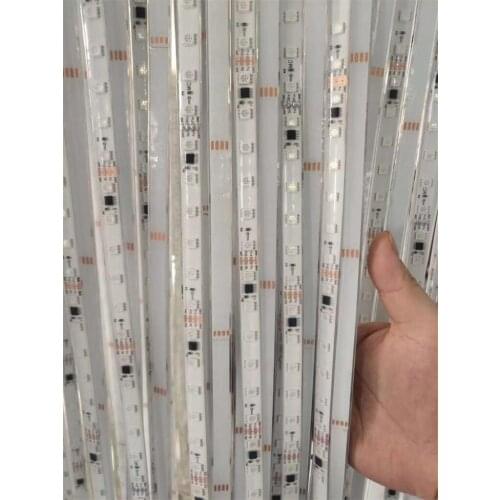 Dc24V dual signal LB1934 ws2818 TM1914 5050 RGB pixel led strip 60leds 10 pixels per meter 5m/roll (one pcs )