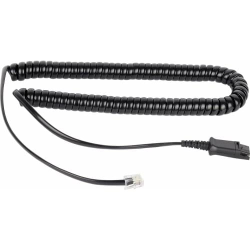 QD to RJ9 for Yealink SIP T20P T22P T26P For Grandstream, &Snom 320 AVAYA 1608 for H51 H251 HW251 H261 HW251N