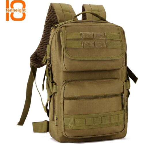 TENNEIGHT 25L Outdoor Military Tactical Backpack nylon outdoor travel backpack computer bag Sport Camping Hiking Camouflage Bag
