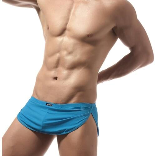 Men Underwear Boxer Shorts Sleep Bottoms Lingerie Gay Panties Calzoncillo Hombre Trunks Slip Homme Sleepwear Beachwear Plus Size