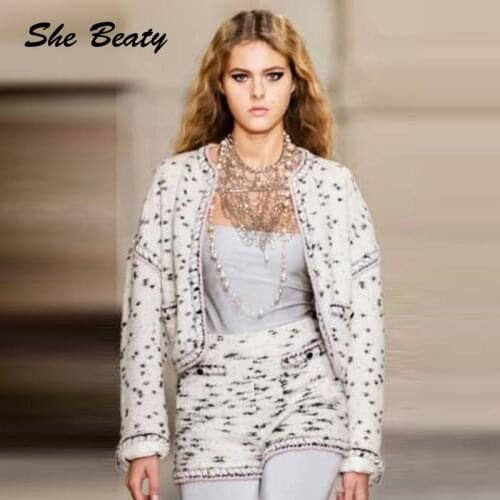 Knitted Sweater Cardigans 2021 Autumn Winter Runway Fashion High Street Long Sleeve Button Up Jacket Coat Traf Top Women Clothes