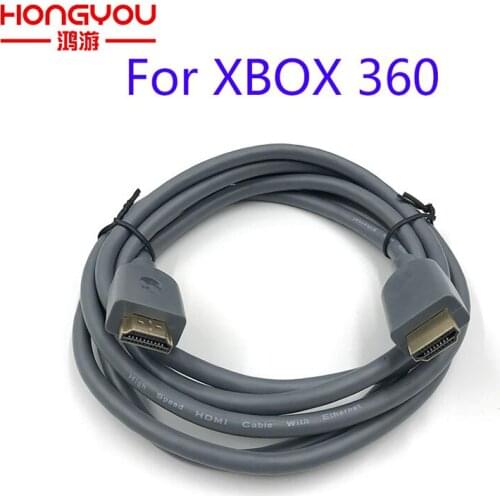 10Pcs 2.0M HDMI-compatible Cable high-definition line For xbox360 thin machine HD line S version For XBOX 360