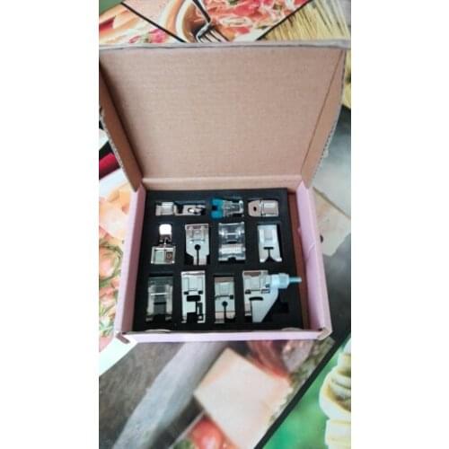 11 PCS/SET MULTI-FUNCTION SEWING MACHINE FEET PRESSER FOOT SPARE PARTS 11PCS PRESSER FOOT