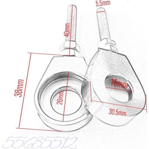 15mm Chain Tensioner Adjuster For Honda XR/CRF 50 70 KLX 110 Dirt Pit Bike Black