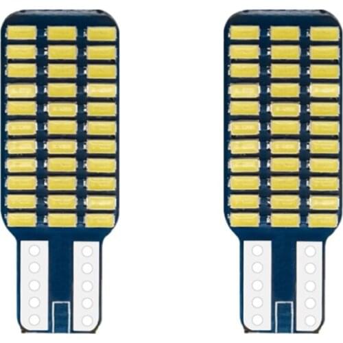 2pcs T10 192 194 168 W5W LED Bulbs 33SMD 3014 Car Tail Lights Dome Lamp White DC 12V Canbus Error Free Auto Accessories