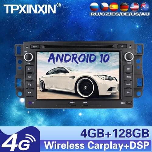 4+128G For Chevrolet Aveo Captiva 2002-2011 Android Car Stereo Tape recordr Multimedia player GPS Navigation HeadUnit Carplay