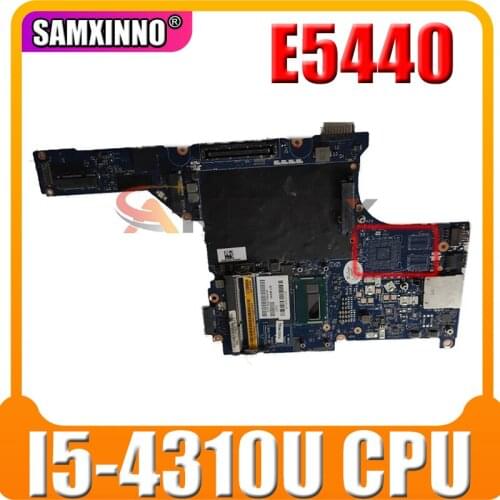 Akemy For DELL E5440 Laptop Motherboard VAW30 LA-9832P With SR1EE I5-4310U 2.0GHz CN-0PTKWC 0PTKWC PTKWC