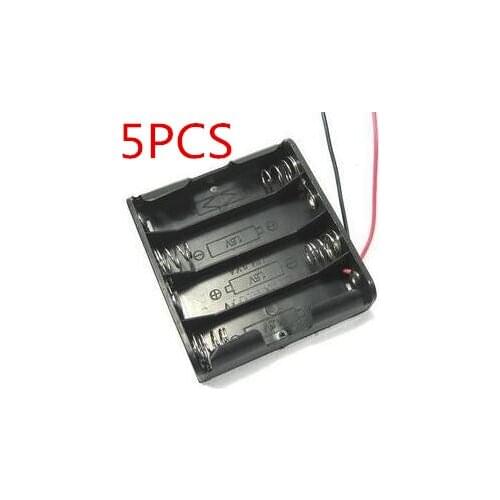 Binmer 5 pcs AA Power Storage Battery Case Plastic Box Holder With 4 High Quality Hot Selling Slots JUN 20