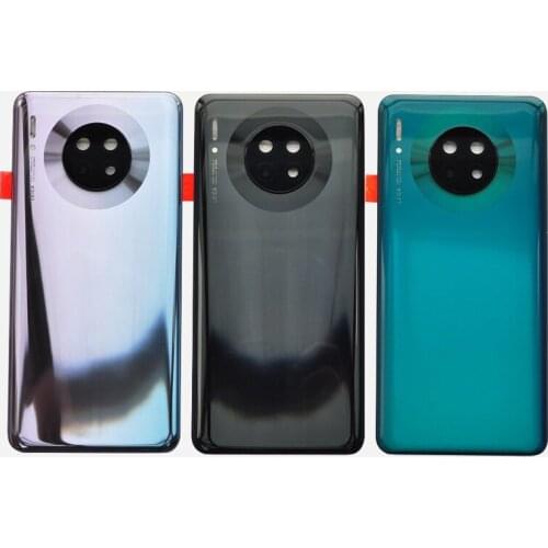 BINYEAE New Original 3D Glass Rear Housing Battery Cover For Huawei Mate 30 Back Case With Camera Lens+Logo