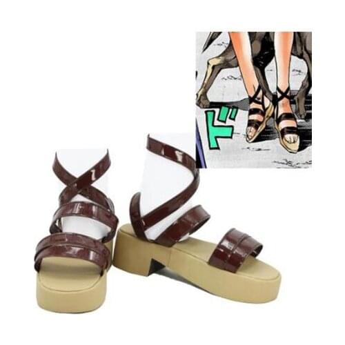 JoJos Bizarre Adventure 4 Sugimoto Reimi Cosplay Boots Shoes Men Shoes Costume Customized Accessories Halloween Party Shoes