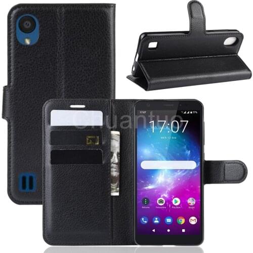 Book Style PU Leather Case Cover for ZTE Blade A5 2019 Flip Wallet Phone Bags Cases with Stand for ZTE A5 2019