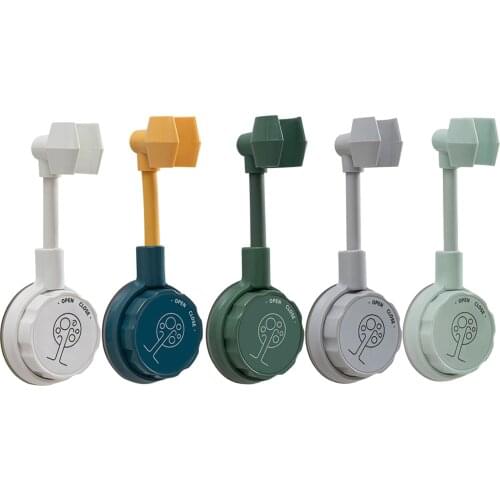 Shower Head Holder - Flexible Shower Head Holder Adjustable Vacuum Suction Cup Wall Mount Bracket