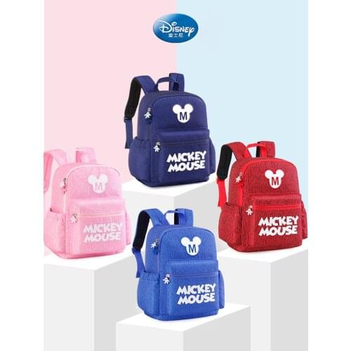 Disney Mickey Minnie Cute Cartoon Baby Bag Backpack Baby Backpack Kids School Bags For Boys Girls Pre-Design Newest