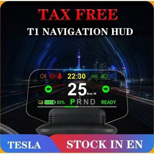For Tesla Model 3 Suitable for the HUD head-up display the speed gear turn signal and the non-destructive modification