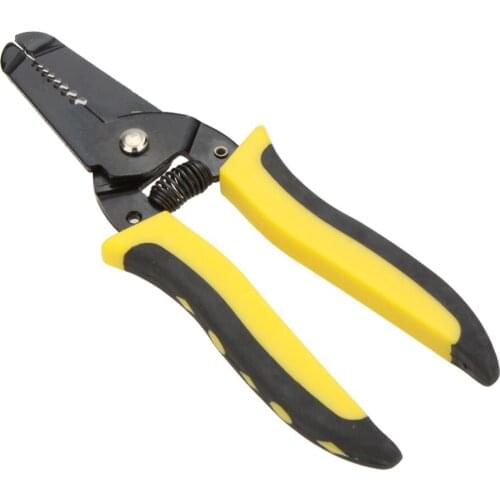 TU-2021 Precise Wire Stripper Wire Cutter Tool Cutting Pliers Clamp & Steel Wire Cable Cutter Plier Tool Stripping 22-10AWG