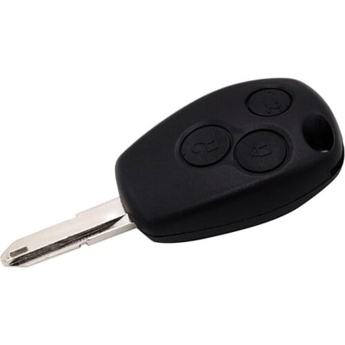 HAUSNN Remote Key Shell Case Cover 3 Buttons NE73 Blade for Renault Duster Logan Fluence Vivaro Master Traffic Kangoo Megane