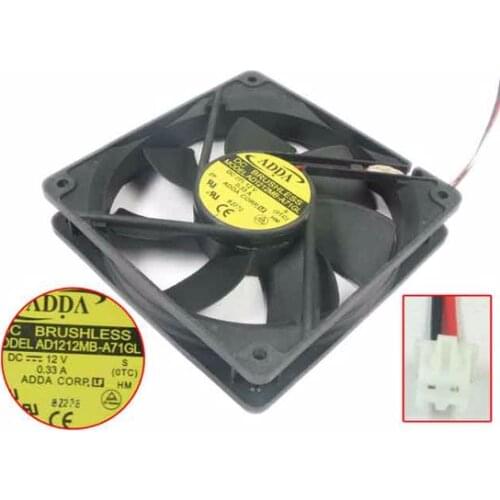 ADDA AD1212MB-A71GL OTC DC 12V 0.33A 120x120x25mm Server Cooling fan