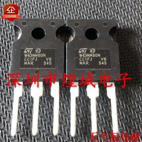 Original 2PCS/ 43NM60ND STW43NM60ND TO-247 650V35A