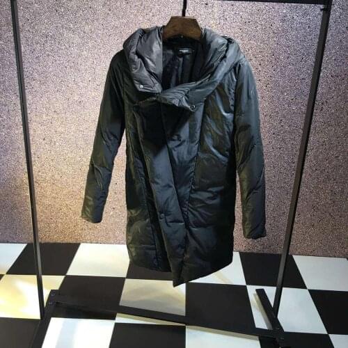 Owen Seak Men Parkers Cotton Gothic Style Mens Clothing Trench Winter Women Dust Coats Windbreaker Black Long Jackets