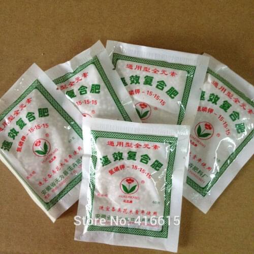 Flowers Plant General Organic Compound Fertilizer Suitable For All Kinds Of Flower Trees Bonsai Seeds Home garden 60 grams/pack