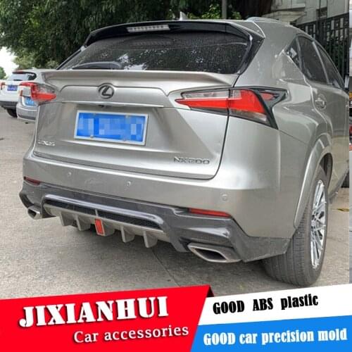 For Lexus NX200t Roof Spoiler 2015-2018 Lexus NX200t NX300t zy Spoiler ABS plastic Material Car Rear Wing Color Rear Spoiler