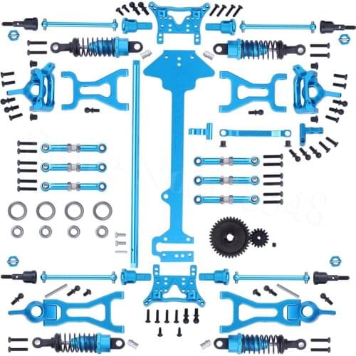 1 Set Complete Upgrade Parts Kit For 1/18 WLtoys A959-B A969-B A979-B K929-B Electric RC Car Off Road Buggy Metal Replacement