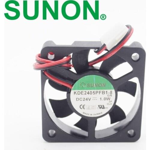 1pcs New 50mm 5010 24 v 1.0 W KDE2405PFB1-8 2 line cooling fan