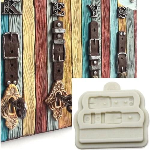 1pc Watchband Strap Buckle Shape Cake Decorating Tools Silicone Mold Dry Pace Chcolate Cookies Silicone Mould DIY Baking Tools