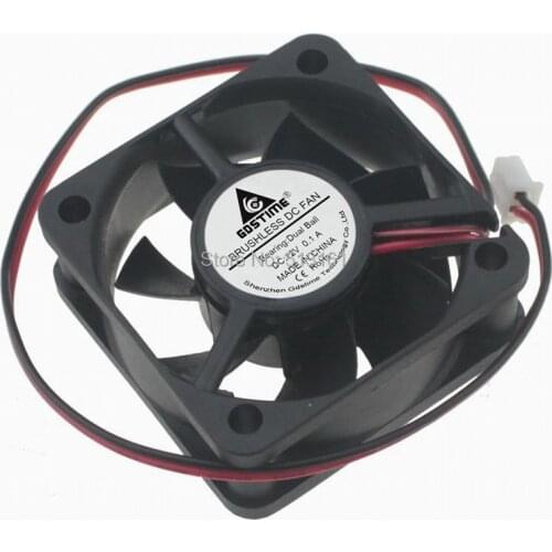 10 Pcs Gdstime 50mm DC 12V 2Pin 50x50x20mm Ball Bearing Computer Cooler Cooling Fan 5020