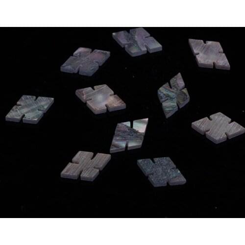 10pcs Assorted Shell Guitar Fingerboard Marker Dots Position For Mark Music Note