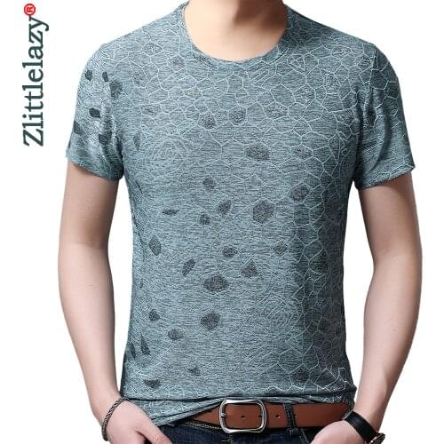 2020 New Casual Short Sleeve T Shirt Men Tshirt Summer Mens Clothing Argyle T-shirt Streetwear Fashion Tee Shirts Tshirts 52708