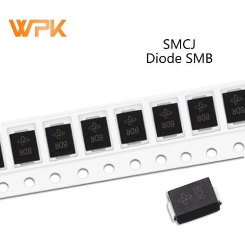 50Pcs SMD TVS Diodes SMCJ190A SMCJ200A SMCJ220CA SMCJ250CA SMCJ300CA SMCJ350CA SMCJ400CA SMCJ440A SMCJ 1500W 5V-440V SMC