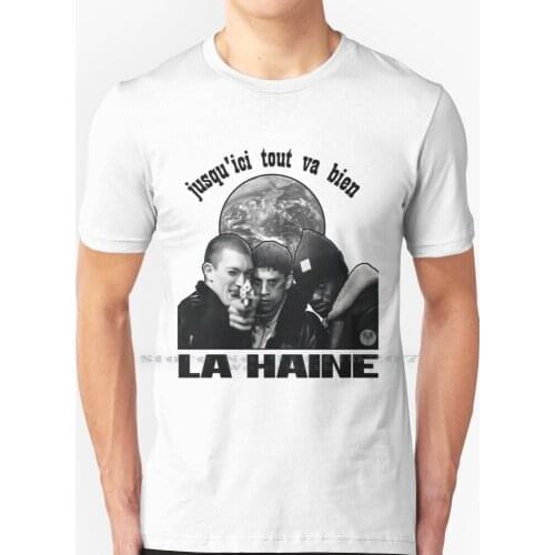La Haine T Shirt 100% Pure Cotton Illustrator Photoshop Desing Film Movie Movire Cult Movie World Hate New Nova Cartago Director