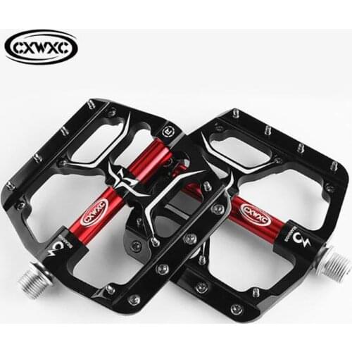 CXWXC GUB Flat Bicycle Pedals with 3 Sealed Bearings, Flat Wide Platform Pedals, Wide Platform Pedals, MTB Bicycle Accessories