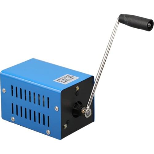 Portable 20W High Power Dynamo Charger Emergency Hand Power Hand Crank USB Charging Emergency Survival Hand Crank Generator